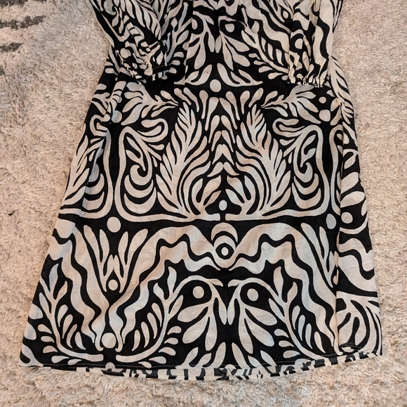 NWT- H&M Balloon-sleeved Cotton Dress - Picture 4 of 5